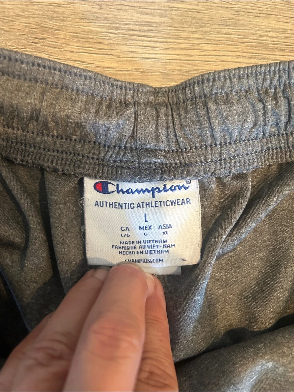 Champion Men's Dark Gray Athletic Shorts Size Large